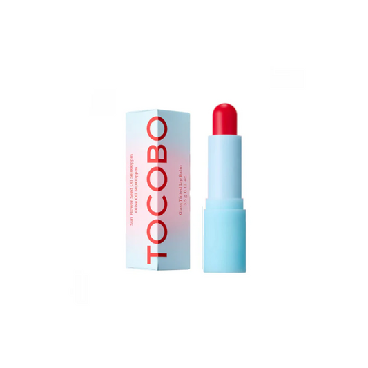 TOCOBO - Glass Tinted lip Balm 011 Flush Cherry - Baume à Lèvres Teinté 011 Flush Cherry.