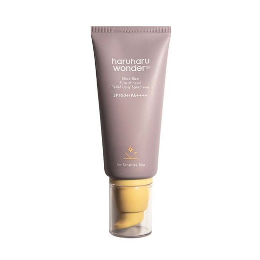 haruharu wonder - black rice pure mineral relief daily sunscreen SPF50+PA++++ - For sensive skin.