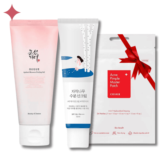 Promo pack | Round lab Crème solaire SPF50 + Beauty of Joseon Gel Gommant + COSRX ACNE MASTER PATCH (gratuite)