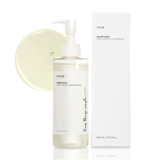 ANUA - Heartleaf Pore Control Cleansing Oil - Huile nettoyante démaquillante