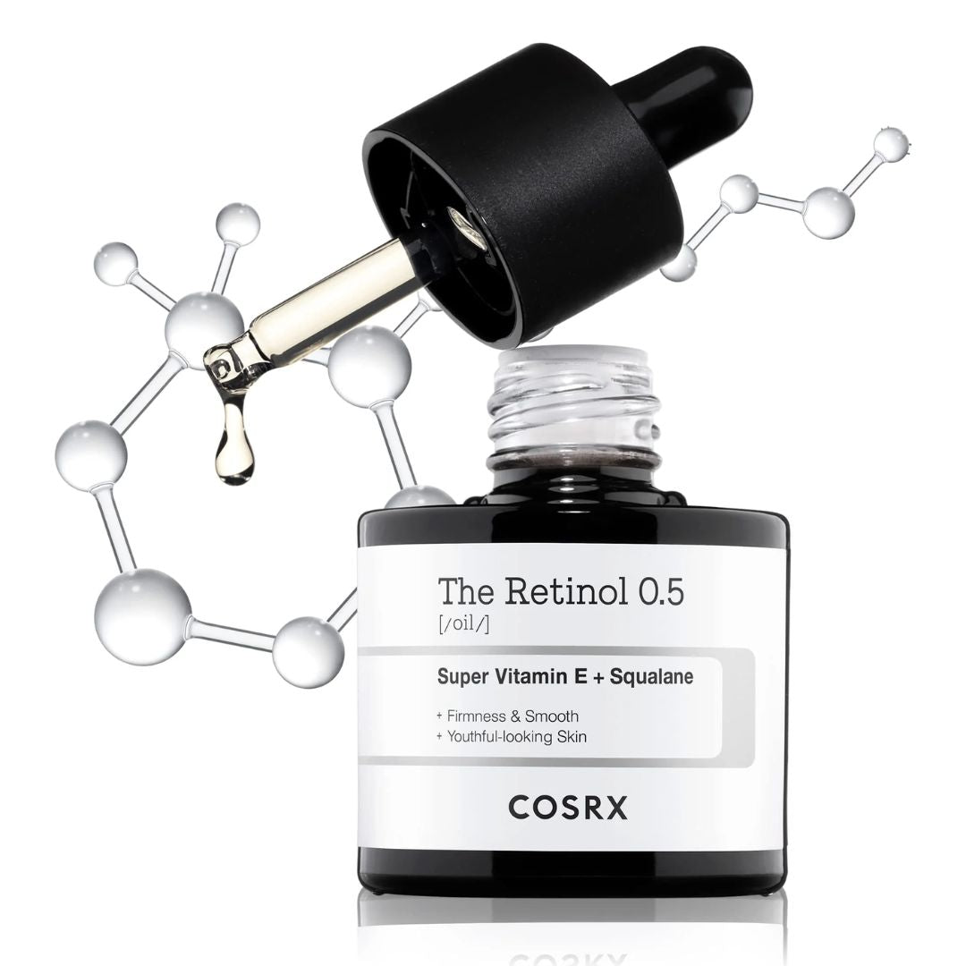 COSRX - The Retinol 0.5 Oil Huile au rétinol pour un teint jeune et éclatant